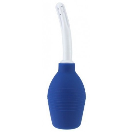 Poire de lavement Douche Anale Bleue 2 - Insertion 12 x 2cm 