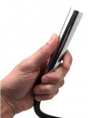 Embout de lavement en métal Long Steel 15 x 2.5cm 