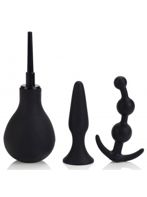 Kit Explorer Plairi Anal - Poire de lavement + plugs 