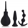 Kit Explorer Plairi Anal - Poire de lavement + plugs