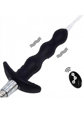 Plug vibrant de lavement Auto-Spray 14.5 x 3cm 