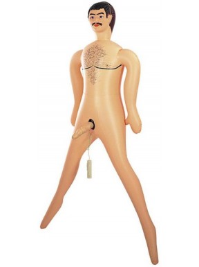 Poupée Gonflable Big John avec gode vibrant