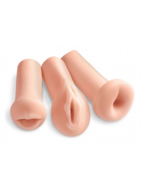 Trio de masturbateurs réalistes