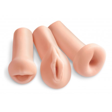 Trio de masturbateurs réalistes 