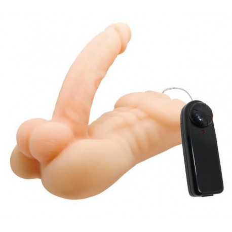 Gode flexible et vibrant Bigger Man 13 x 3.5 cm 