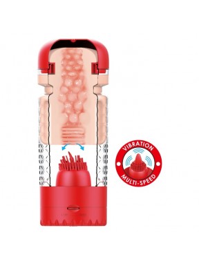 Masturbateur automatique Theresa Pussy Rouge 