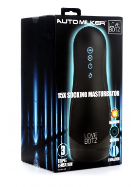 Masturbateur automatique Auto Milker 15 Vibrations 