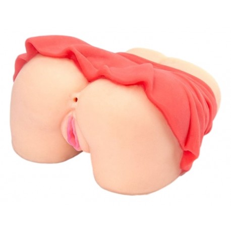 Masturbateur Fessier Mini Skirt Vagin-Anus Rouge 