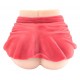 Masturbateur Fessier Mini Skirt Vagin-Anus Rouge 