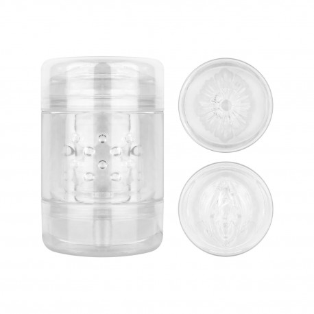 Masturbateur Double Entrée Vaginale et Anale Double Sided 