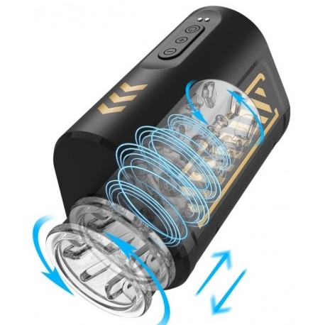 Masturbateur Warny Va-et-Vient et Rotations 
