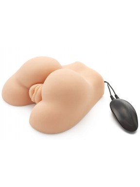 Masturbateur Réaliste Vibrant FAT ASS 2 Entrées 