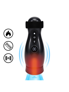 Masturbateur Virtuo Vibrations et Succion Noir 