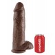 Gros gode King Cock 26 x 7.8 cm Brown 