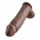 Gros gode King Cock 26 x 7.8 cm Brown 