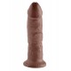 Gode King Cock 22 x 5.3 cm Marron 