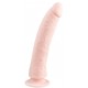 Dildo avec ventouse Forme courbée 19 x 4.5cm 