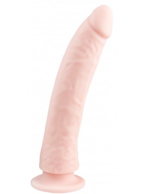 Dildo avec ventouse Forme courbée 19 x 4.5cm 
