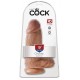 Gode Chubby king Cock 18 x 7.6cm Beur 