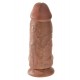 Gode Chubby king Cock 18 x 7.6cm Beur 