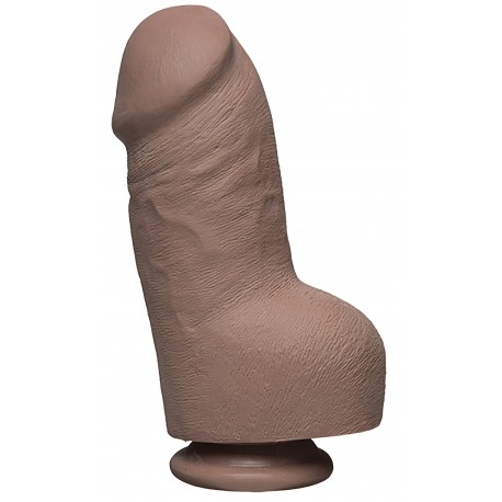 Gode réaliste Fat D UltraSkyn 14 x 7 cm Caramel 