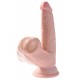 Gode réaliste 3D Cock Swinging Balls 13 x 4.2 cm 