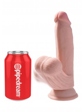 Gode réaliste 3D Cock Swinging Balls 15  x 4 cm 