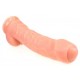 Gode réaliste Foreskin 23 x 5.5cm 