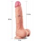 Gode réaliste Uppy King Size Nature Cock 19 x 5cm 