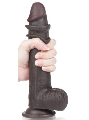 Gode Sliding Skin 17 x 4.2cm Marron 