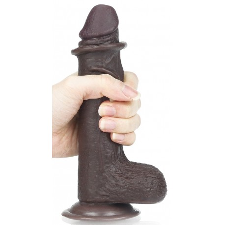 Gode Sliding Skin 13 x 3.5cm Marron 