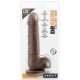 Gode réaliste Basic Up Dr Skin 14 x 3.5cm Marron Marron 