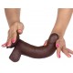 Gode réaliste Slidy Cock 15 x 4cm Marron 