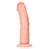 Gode réaliste Ventouse Curved RealRock 20 x 4.6cm