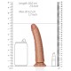 Gode réaliste Slim Dildo RealRock 18 x 4.2cm Latino 