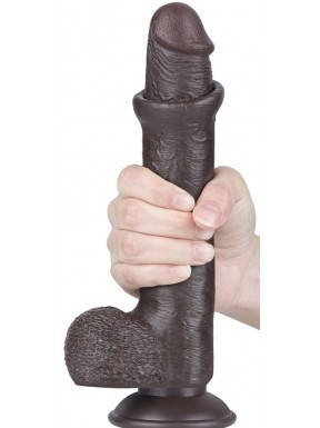 Gode Sliding Skin 17 x 3.5cm Noir 