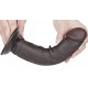 Gode Sliding Skin 17 x 4cm Noir 