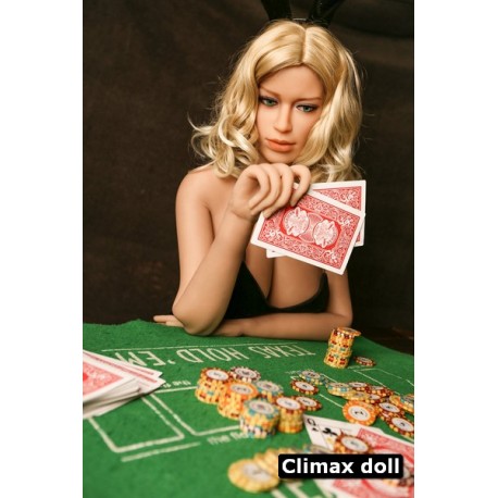 La joueuse de poker - Moulage TPE - Ada - 175cm
