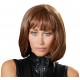 Perruque Cheveux courts Bob Châtains 