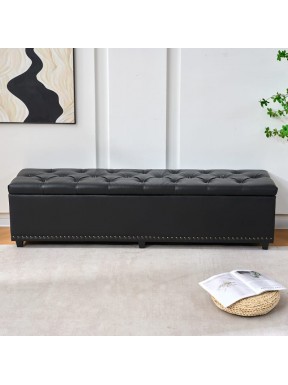 Box de stockage taille large pour real doll - Noir (Serrure intelligente)