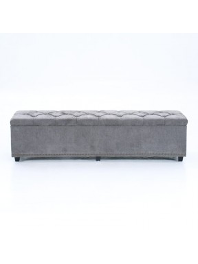 Sofa de stockage pour poupée sexuelle - Gris (Serrure intelligente)