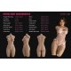 En stock - Torso FUNWEST DOLL silicone - Rose - 113cm D-CUP