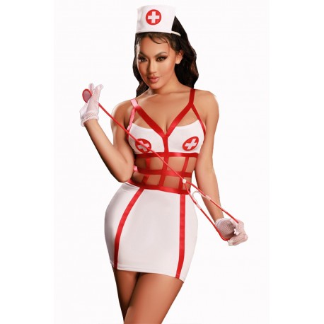 Déguisement infirmière sexy 5 pièces - J Lingerie 