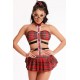 Tenue étudiante sexy 4 pièces - J Lingerie 