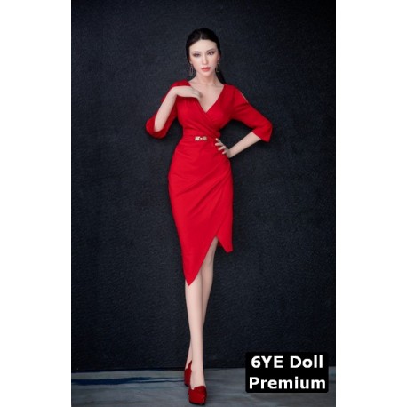 6YE Sex Doll Premium (visage silicone) - Titania - 170cm C-CUP
