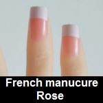 French manucure - Rose